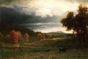 Albert Bierstadt Autumn Landscape: The Catskills Germany oil painting artist